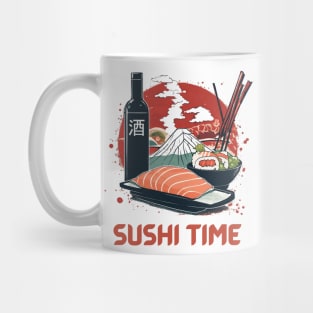 Sushi Time! - Men's and Women's Japanese Sushi and Sake Mug